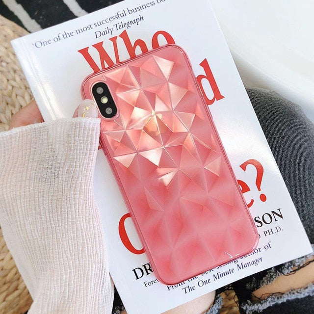 3D Diamond Silicone Cases For Samsung Galaxy S9 S10 Plus S10e M10 M20 M30 A10 A20 A30 A40 A50 A60 A70 2019 Soft TPU Cover Case
