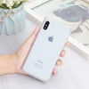 Square Shining Glitter Powder diamond Phone Case For iPhone X XR XS Max 8 7 Plus 6 6SPlus Transparent Soft Shockproof Back Cover