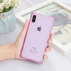Square Shining Glitter Powder diamond Phone Case For iPhone X XR XS Max 8 7 Plus 6 6SPlus Transparent Soft Shockproof Back Cover