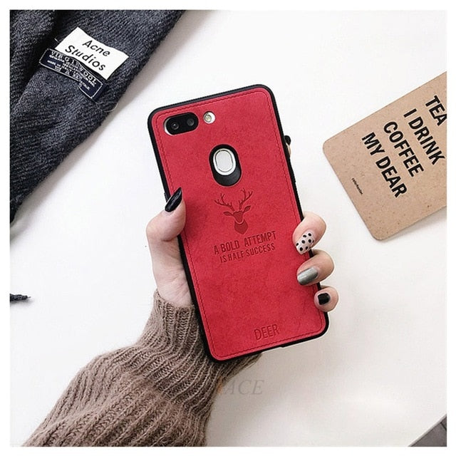deer cloth phone case on for xiaomi mi 8 lite mi8 mi 9 se 9t a2 lite a1 5x 6x 5 5s 6 mix 2s max 3 2 leather tpu back cover coque