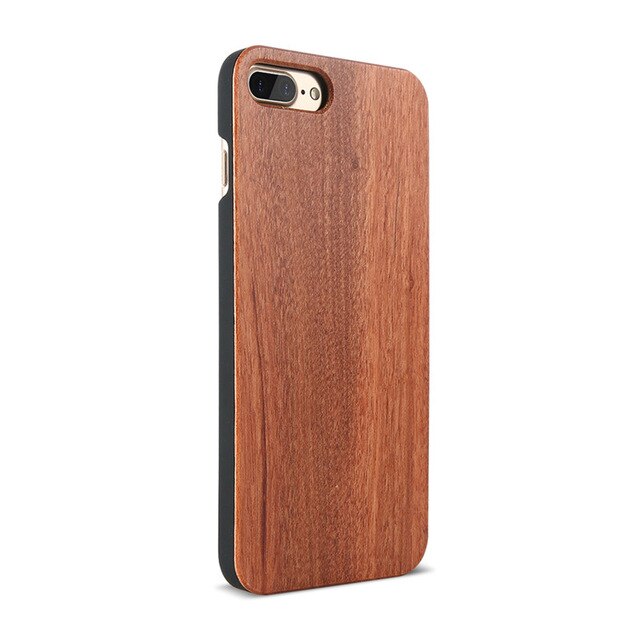 KISSCASE Real Wood Phone Cases For iPhone X Xs Max 7 8 Plus XR Retro Bamboo Phone Cases For iPhone 5 5S Se 6 6S Plus Back Cover