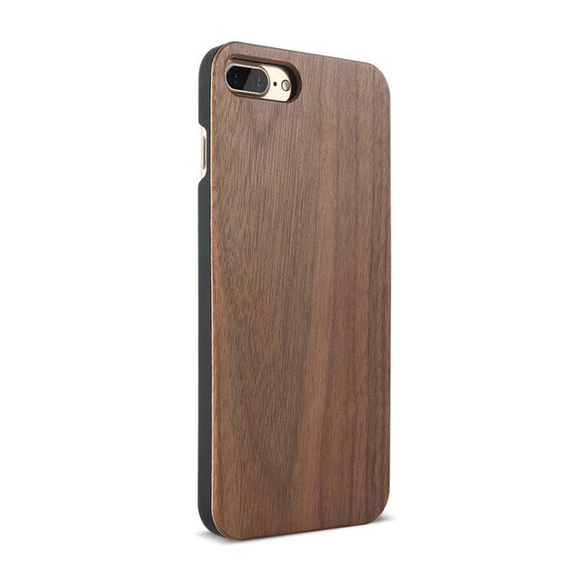 KISSCASE Real Wood Phone Cases For iPhone X Xs Max 7 8 Plus XR Retro Bamboo Phone Cases For iPhone 5 5S Se 6 6S Plus Back Cover
