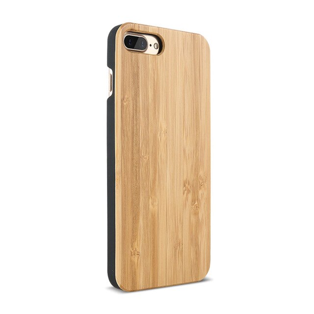 KISSCASE Real Wood Phone Cases For iPhone X Xs Max 7 8 Plus XR Retro Bamboo Phone Cases For iPhone 5 5S Se 6 6S Plus Back Cover