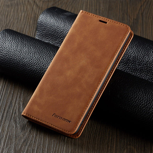 Leather Flip A50 A60 A70 A40 A30 A20 A10 A80 A90 Case For Samsung S9 S8 S7 Edge S10 J4 J6 Plus A7 A8 2018 Note 9 10 Magnet Cover