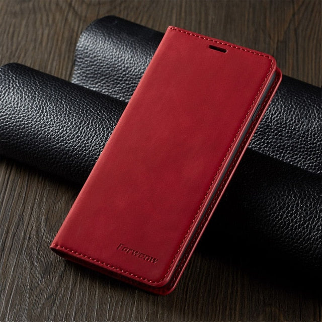 Leather Flip A50 A60 A70 A40 A30 A20 A10 A80 A90 Case For Samsung S9 S8 S7 Edge S10 J4 J6 Plus A7 A8 2018 Note 9 10 Magnet Cover