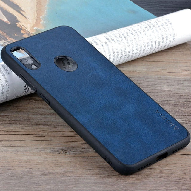 Case for xiaomi redmi note 7 pro Luxury Vintage leather skin phone cover for Xiaomi Redmi Note 7 case funda Business coque capa