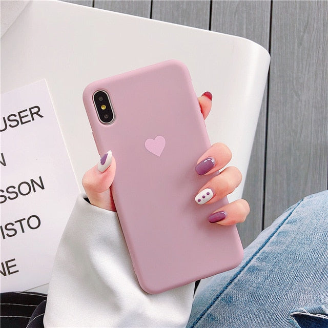 Phone case For iPhone 6 6s 7 8 Plus 10 X XS XR Max Silicon Lovely soft Gel tpu cover diamond Cover For Iphone 6S Cases Funda