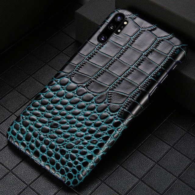 Genuine Leather mobile phone case for Samsung note 10 Note 10 Pro S10plu S7 S8 S9 Plus A70 A50 A8 A9 2018 J7 J5 protective Cover