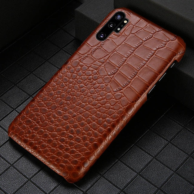 Genuine Leather mobile phone case for Samsung note 10 Note 10 Pro S10plu S7 S8 S9 Plus A70 A50 A8 A9 2018 J7 J5 protective Cover