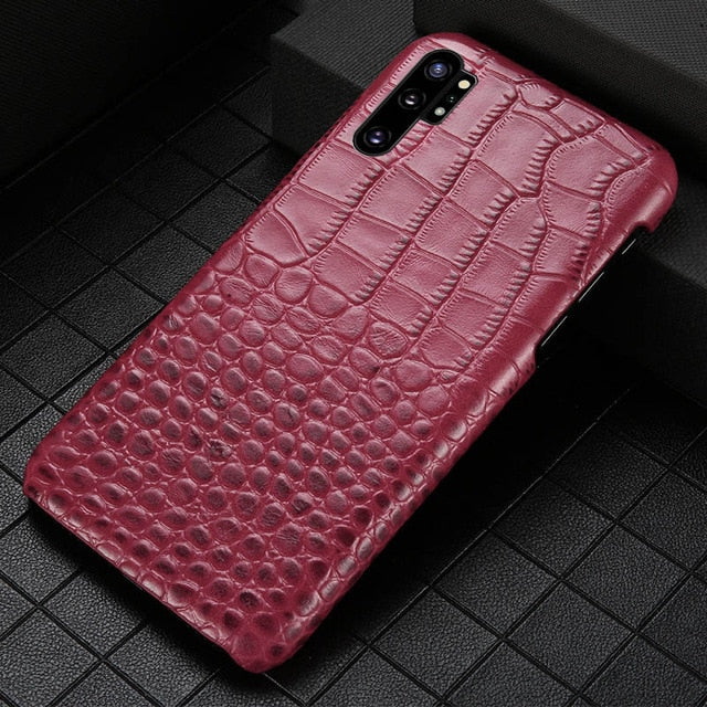 Genuine Leather mobile phone case for Samsung note 10 Note 10 Pro S10plu S7 S8 S9 Plus A70 A50 A8 A9 2018 J7 J5 protective Cover
