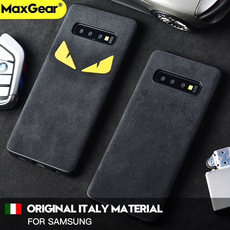 Luxury Leather Cover Case For Samsung Galaxy S7 Edge S8 S9 Plus Note 8 9 10 Soft Silicone Case For A8 A7 2018 A750 Fundas Coque