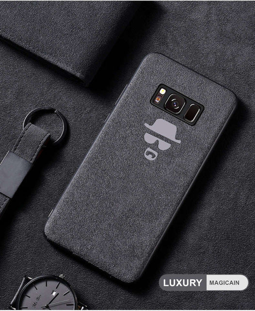 Luxury Leather Cover Case For Samsung Galaxy S7 Edge S8 S9 Plus Note 8 9 10 Soft Silicone Case For A8 A7 2018 A750 Fundas Coque