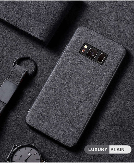 Luxury Leather Cover Case For Samsung Galaxy S7 Edge S8 S9 Plus Note 8 9 10 Soft Silicone Case For A8 A7 2018 A750 Fundas Coque