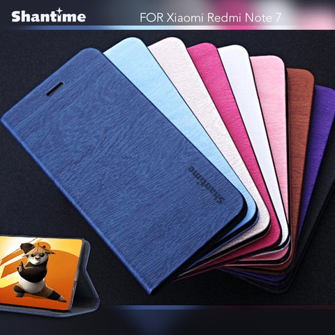 PU Leather Phone Case For Xiaomi Redmi Note 7 Flip Book Case For Xiaomi Redmi Note 7 Pro  Business Case For Xiaomi Redmi 7 Cover