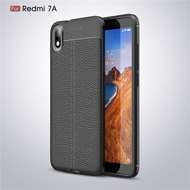 For Xiaomi Redmi 7A Case Redmi 8A Soft Silicone Leather Shockproof Phone Cover For Redmi Note 7 Case For Redmi Note 8 Pro Case