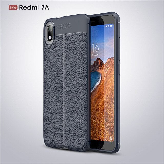 For Xiaomi Redmi 7A Case Redmi 8A Soft Silicone Leather Shockproof Phone Cover For Redmi Note 7 Case For Redmi Note 8 Pro Case