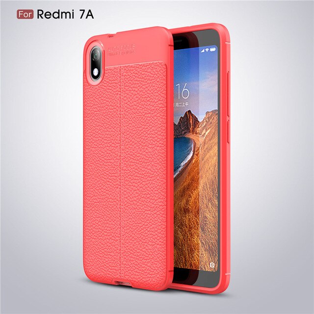 For Xiaomi Redmi 7A Case Redmi 8A Soft Silicone Leather Shockproof Phone Cover For Redmi Note 7 Case For Redmi Note 8 Pro Case