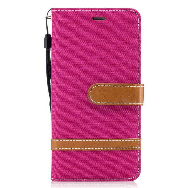For Xiaomi Redmi Note 7 8 6 Pro Denim Mixed Colors Leather Flip Wallet Case For Xiaomi Redmi 6 7 7A Pro Capa Cover Phone case