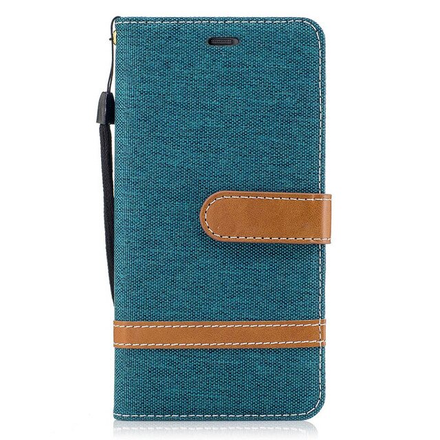 For Xiaomi Redmi Note 7 8 6 Pro Denim Mixed Colors Leather Flip Wallet Case For Xiaomi Redmi 6 7 7A Pro Capa Cover Phone case