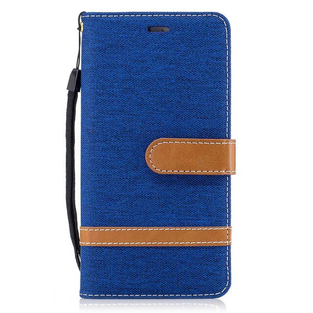 For Xiaomi Redmi Note 7 8 6 Pro Denim Mixed Colors Leather Flip Wallet Case For Xiaomi Redmi 6 7 7A Pro Capa Cover Phone case
