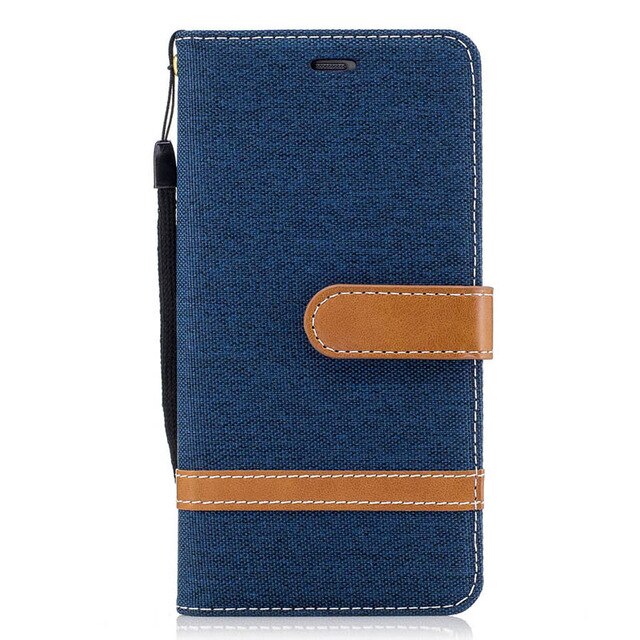 For Xiaomi Redmi Note 7 8 6 Pro Denim Mixed Colors Leather Flip Wallet Case For Xiaomi Redmi 6 7 7A Pro Capa Cover Phone case