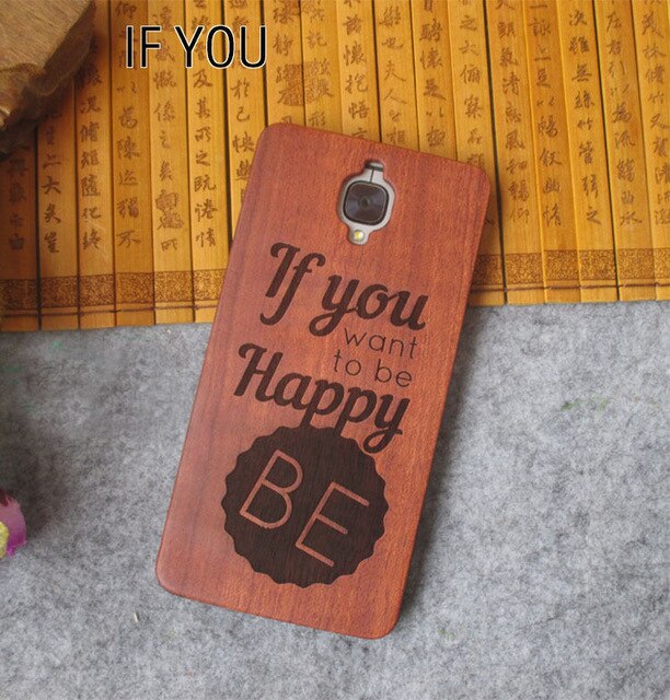 New Oneplus 3t Case oneplus 3 three Cover one plus 3t phone accessories Unquie Wood Bamboo PC Hard Back Protective Shell