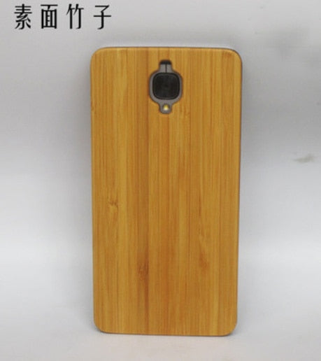 New Oneplus 3t Case oneplus 3 three Cover one plus 3t phone accessories Unquie Wood Bamboo PC Hard Back Protective Shell