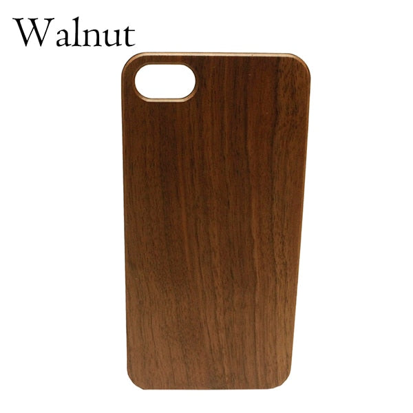 Genuine Wood Phone Cases For iPhone 5 5s SE 6 6s 7 8 Plus X Case Top Quality Rosewood bamboo Cherry Wooden Hard Cover Funda