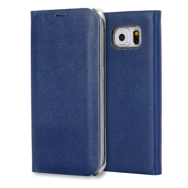 Flip Wallet Leather Case For Samsung Galaxy S8 S9 Plus S6 S7 Edge A3 A5 A7 J3 J5 J7 2016 2017 A8 Plus 2018 Slim phone Cases