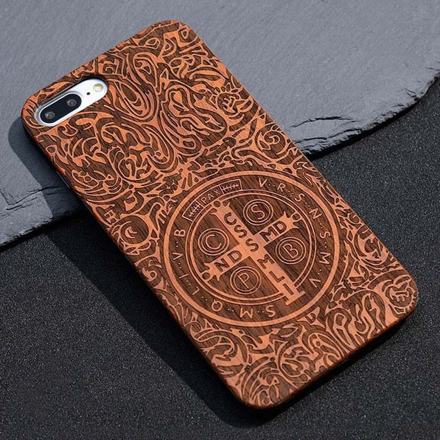 Mandala Skull Head Wood Bamboo Case For samsung galaxy A5 2017 Wood Case For Samsung Galaxy A5 2017 Cell Phone Case Wooden Cover