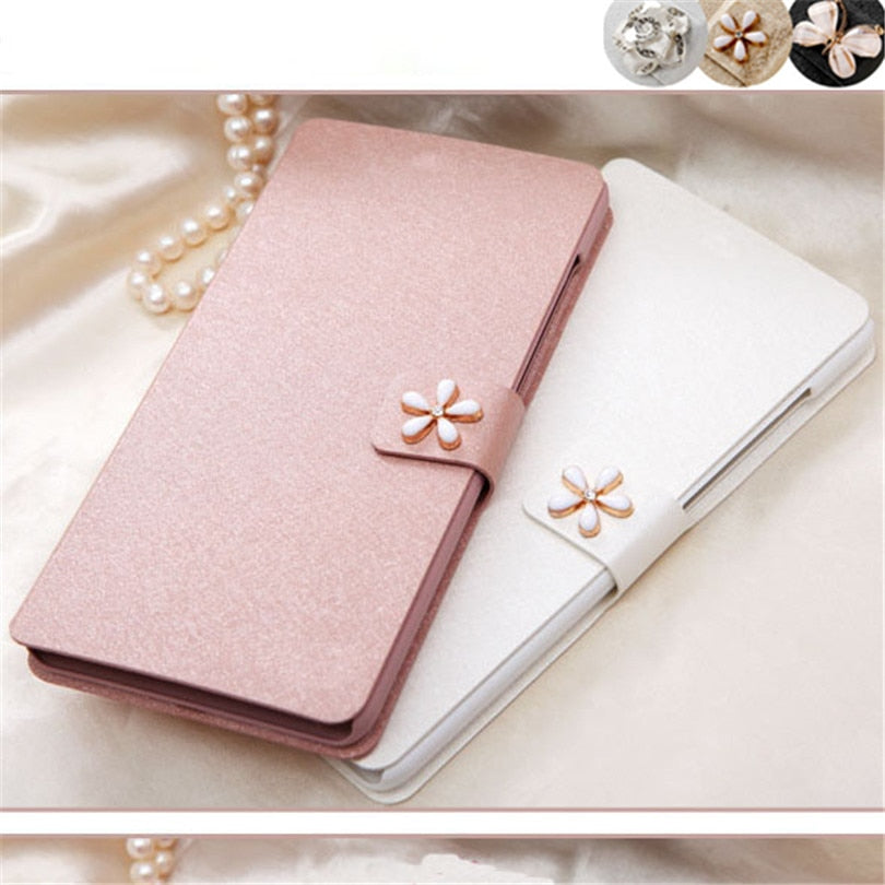 Luxury Phone Case For Huawei P8 Lite ALE-L21 P8Lite P9 P10 P20 Lite p9lite P 8 Lite 2017 PU Leather Flip Stand Case Cover