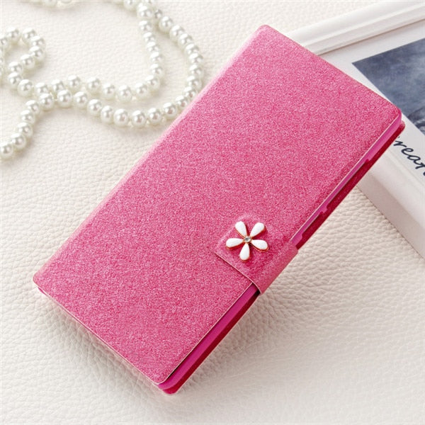 Luxury Phone Case For Huawei P8 Lite ALE-L21 P8Lite P9 P10 P20 Lite p9lite P 8 Lite 2017 PU Leather Flip Stand Case Cover