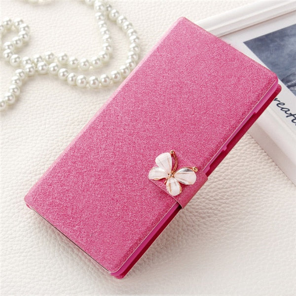 Luxury Phone Case For Huawei P8 Lite ALE-L21 P8Lite P9 P10 P20 Lite p9lite P 8 Lite 2017 PU Leather Flip Stand Case Cover