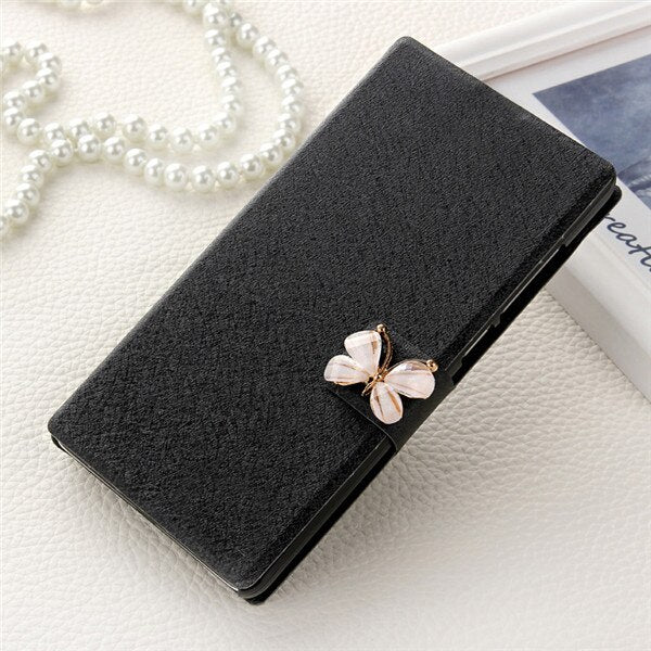 Luxury Phone Case For Huawei P8 Lite ALE-L21 P8Lite P9 P10 P20 Lite p9lite P 8 Lite 2017 PU Leather Flip Stand Case Cover