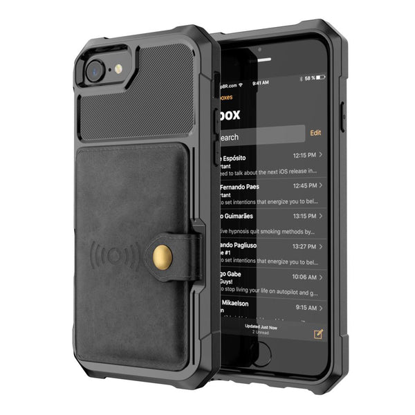 Luxury PU Leather Wallet Case for iPhone 6 6s 7 8 Plus X XS XR XX MAX Cases Wallet Flip Cover Buckle for iPhone Phone XR Fundas