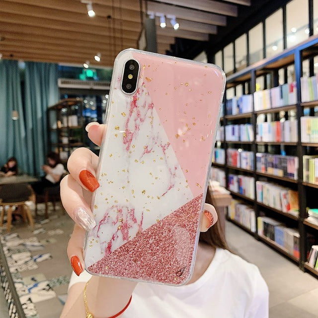 Phone Case For iPhone XR Case Silicone Cover For iPhone 7 Plus Case On For iPhone XS Max 6 6S 8 10 Case Luxury Ring Holder Stand