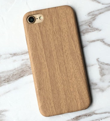Laser Engraving Real Wood Cell Phone Case for iPhone XS MAX XR 7 8PLUS X Wooden Unique Shock Customized Bamboo Phone Cover Shell